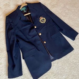 Vintage Ralph Lauren Navy Blazer Jacket